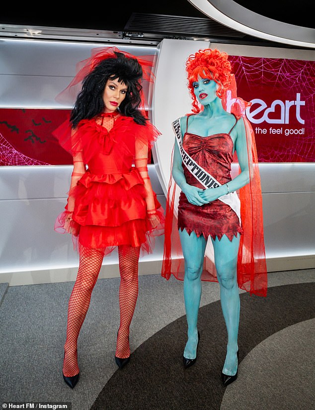 Amanda Holden and Ashley Roberts kicked off Heart FM's annual Halloween celebrations last week, with their first spooky looks of the season.