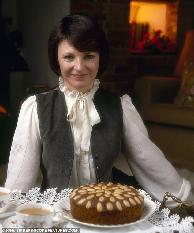 Delia pictured with a freshly baked cake. Smith has offered his culinary wisdom to generations since the 1970s.