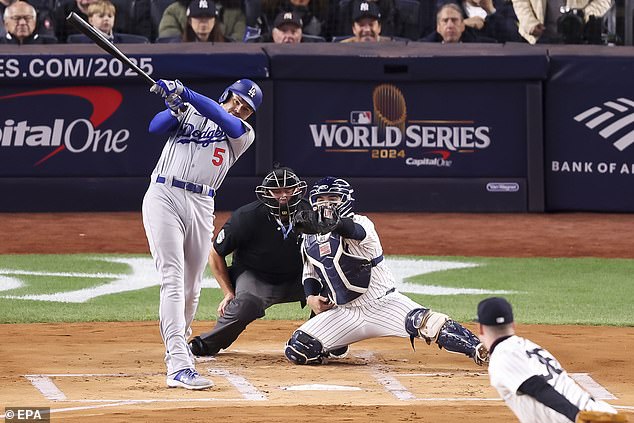 The Dodgers star has hit a home run in five consecutive World Series games.