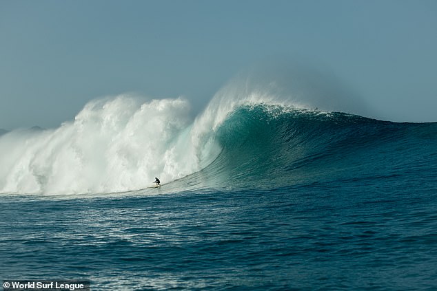 The Australian surfing champion has also revealed the alter ego she uses to muster the courage to take on the monster waves.