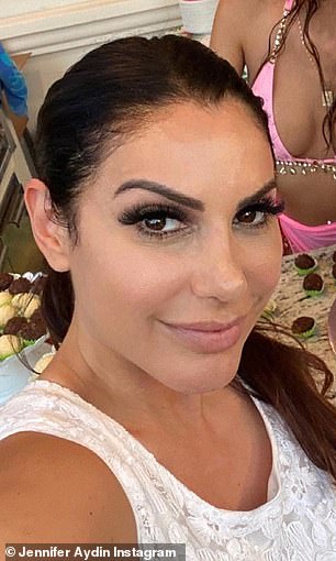 The Real Housewives of New Jersey star previously underwent nose surgery and a chin implant. In the photo: after surgery.