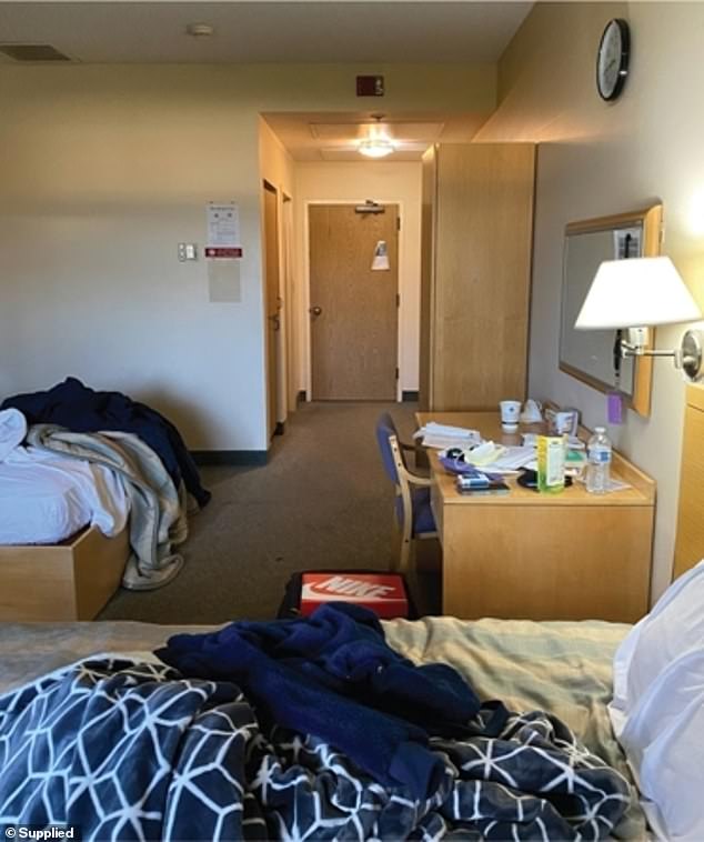 Jackie shares the room she stayed in, where she held 'distinctive' retreats