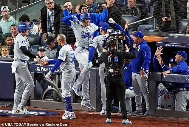 The Dodgers are now 3-0 in the best-of-seven series and are just one win away from World Series glory.