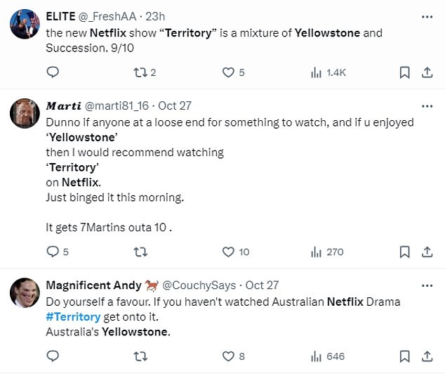 1730190925 129 Netflix fans obsessed with new Yellowstone series Territory that scores