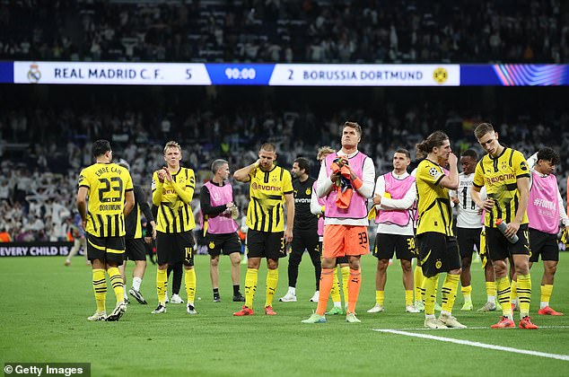 Dortmund took a two-goal lead at the Bernabéu, but ultimately lost to an epic comeback.