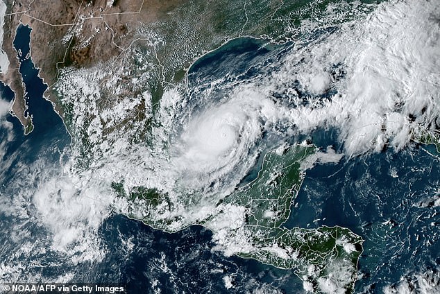 Hurricane trackers predicted that up to three more storms could form in the Atlantic, which could take a similar path to Milton (pictured).