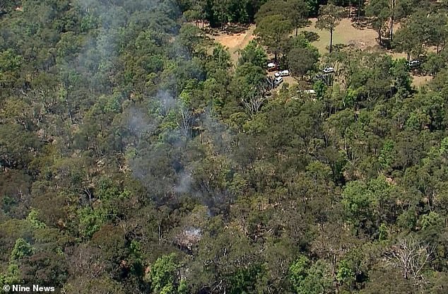 At the crash site, a forest fire broke out and spread for a kilometer in the undergrowth between the planes.