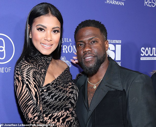 SEXUAL INFIDELITY: Kevin Hart (right) admitted to having sex with another woman while his wife Eniko Parrish Hart (left) was pregnant. Sexual activity outside of the relationship is the most recognizable and most studied form of infidelity, but researchers say it may not be the most common.