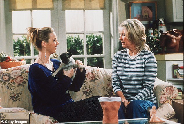 Her most famous television role came when she played Phoebe Abbott in three episodes of the iconic sitcom Friends from 1997 to 1998 (pictured with Lisa Kudrow in 1998).