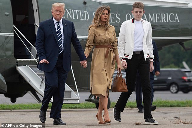 In 2017, it took him almost six months to move from his New York apartment to the White House. At the time it was explained that this was for Barron's benefit.