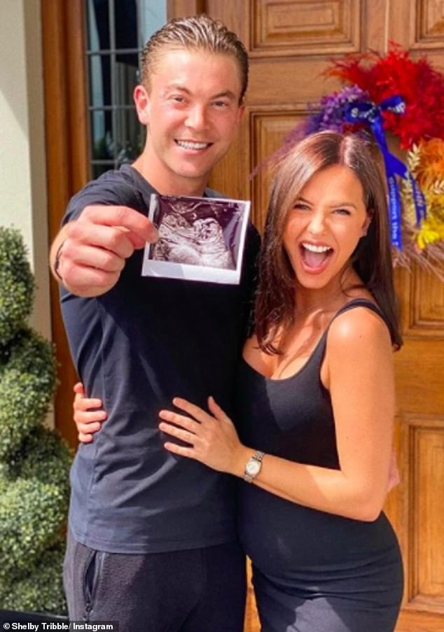 The couple announced their first pregnancy in May 2020, posting a loving photo holding a scanned photo of the baby as she showed off her burgeoning baby bump.