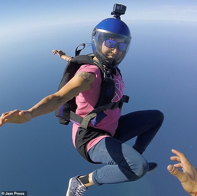 Carolina Muñoz had been skydiving since 2013