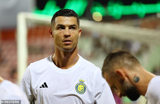 Ronaldo, 39, has experienced his third elimination in the Copa del Rey against visiting Al Taawoun.