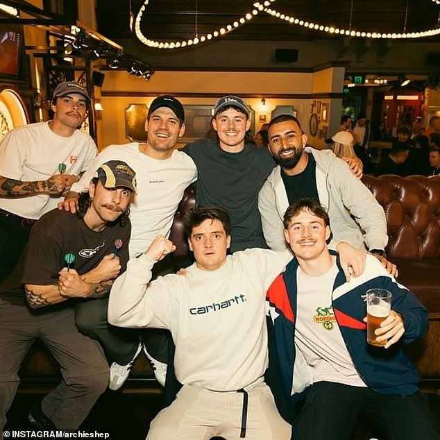 It comes after the account @reeceandlondonaints**t pointed out how Matt shared several photos from the night with a group of male friends, but did not include any photos of women.