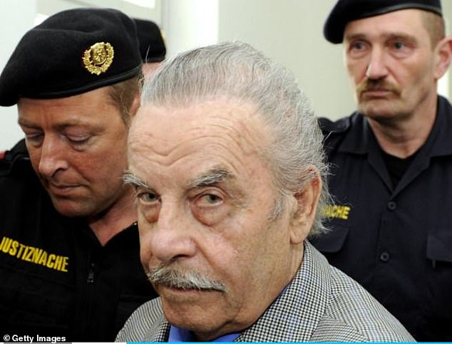 Austrian Josef Fritzl (pictured during his trial in 2009) became globally recognized as the notorious serial rapist who held his daughter Elisabeth captive in a basement dungeon.