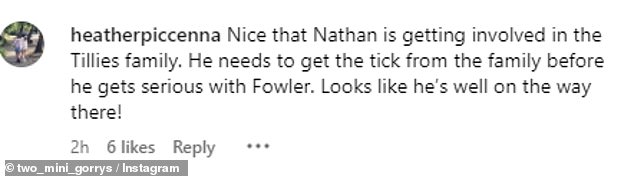 A Matildas fan summed up the situation nicely with this comment on Gorry's Instagram post.