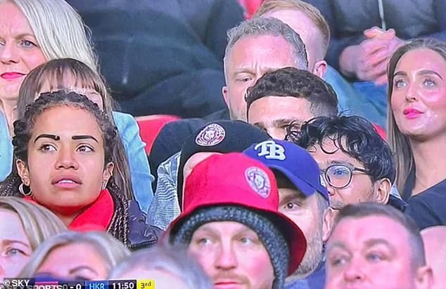 The couple were spotted at the Super League grand final shortly after Nathan arrived in Manchester to be with his girlfriend.