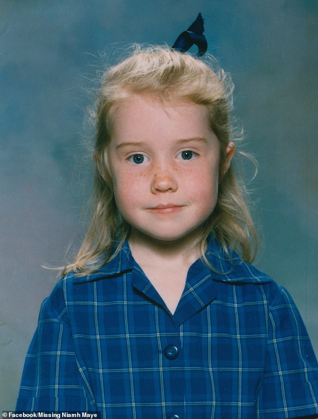 Now, 22 years after Niamh disappeared, a new 12-part series from the Casefile Missing Niamh podcast has delved into the details of her case (pictured as a child).