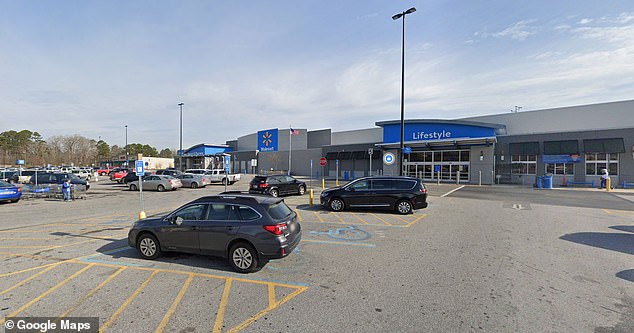 Rodríguez-Ramírez traveled to this Walmart in Cornelia, Georgia (pictured) to exchange a photo with an acquaintance the night she disappeared.