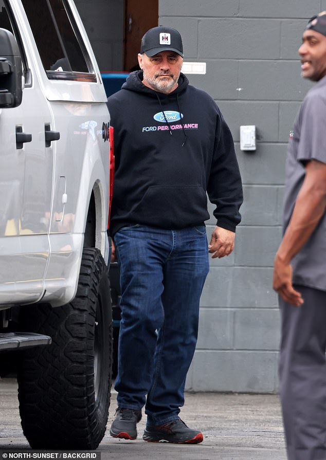 Perry donned a black hoodie, hat, and jeans on Sept. 26 in Los Angeles.