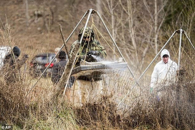 Family members have since testified that Welch took two large duffel bags to a property on Taylors Mountain Road and threw them into the fire.