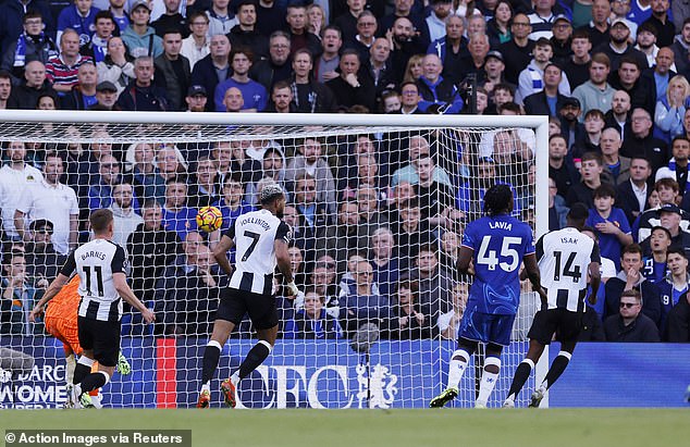 James was caught out against Newcastle, allowing Alexander Isak to score on Sunday