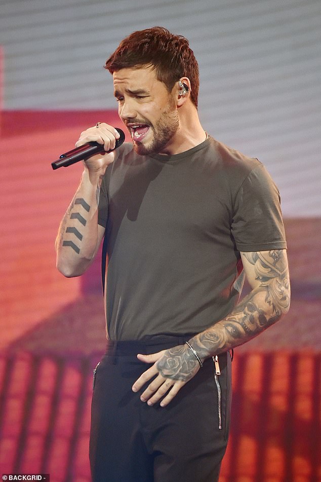 A video of the star singing the unreleased song called Do No More was posted online early the day after Liam's tragic death earlier this month; in Liam's photo in 2018