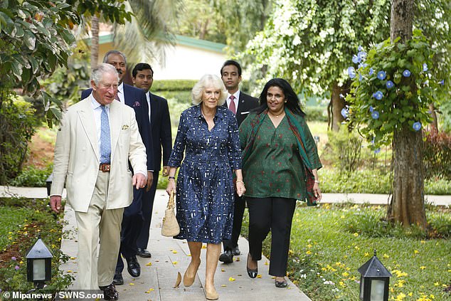 Both Charles and Camila visited the holistic health retreat in Bangalore, South India, back in 2019.