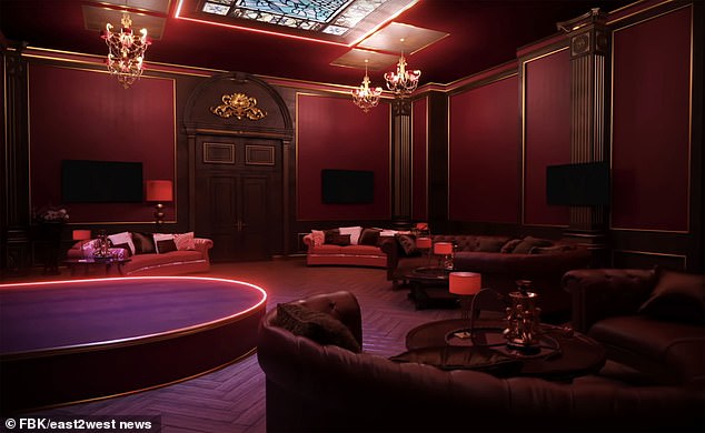 The residence was renovated and the dictator's famous striptease stage and pole dance hall, casino, games room and 'aqua disco', for which they were mocked and shamed, were removed.