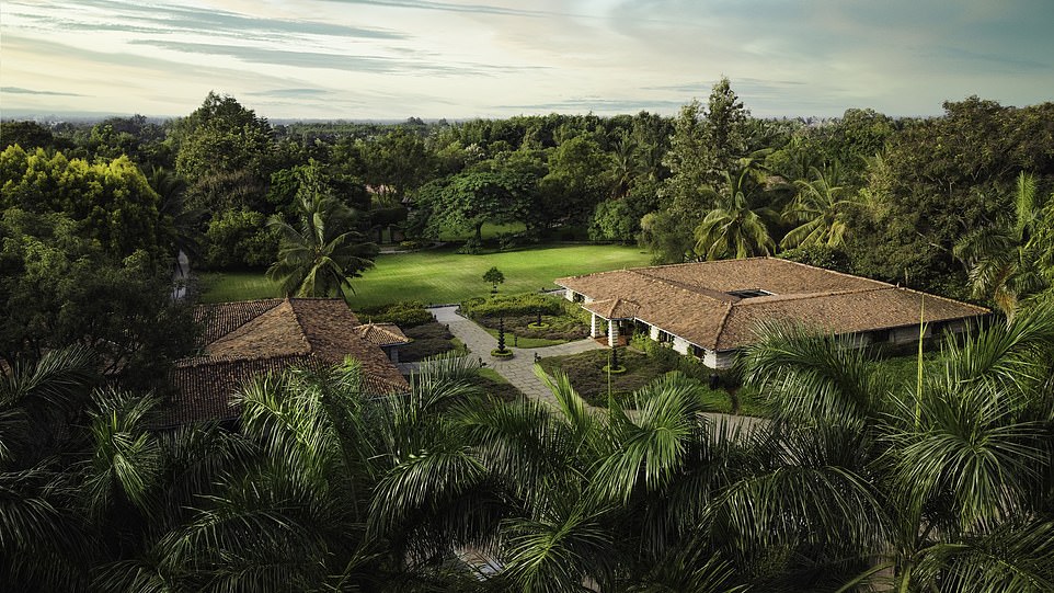 The retreat's medicinal garden features 130 varieties of plants, from red berry serpentine to treat hypertension to leafy water hyssop to improve memory.