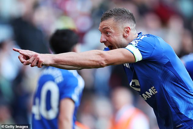 Vardy laughed at a Southampton fan after Leicester's recent victory at St Mary's.