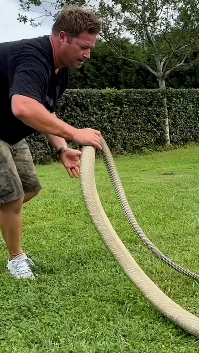 The father-of-three, from Pietermaritzburg, was bitten by the snake about a month ago and went into anaphylactic shock after having an allergic reaction to the venom.