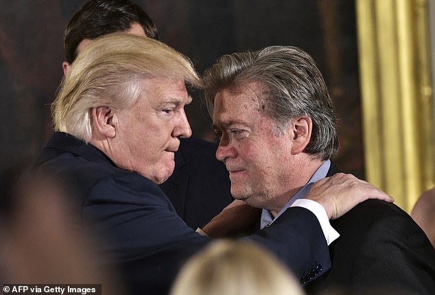 Bannon was Trump's chief White House strategist before losing a power struggle with other advisers to the president.