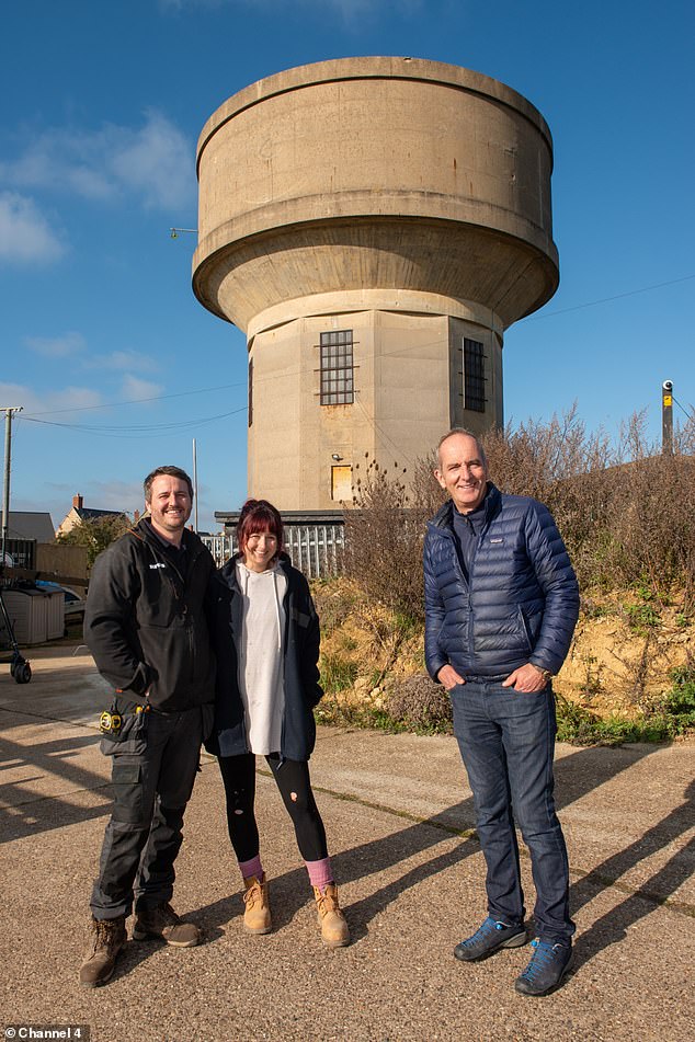 Last week, Adam and Tassy undertook the seemingly impossible task of converting an old water tower in Northamptonshire into a home for them and their three children.