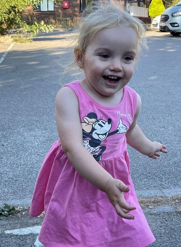 Isabella, pictured wearing a pink Minnie Mouse dress, suffered multiple fractures and soft tissue injuries before she died.