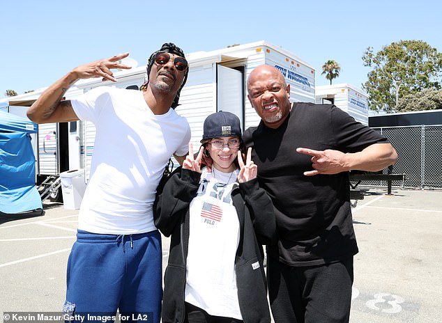 Snoop Dogg, Billie Eilish and Dr. Dre performed in Venice Beach in August in support of the 2028 Los Angeles Olympics.