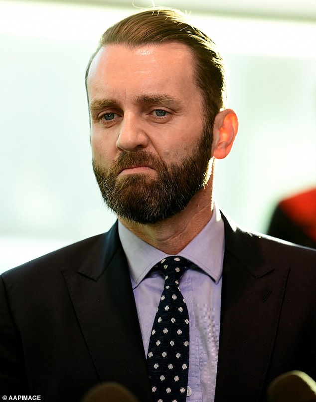 Sky News presenter Sharri Markson claims Albanese was close enough to Parker (pictured) to attend his housewarming party.