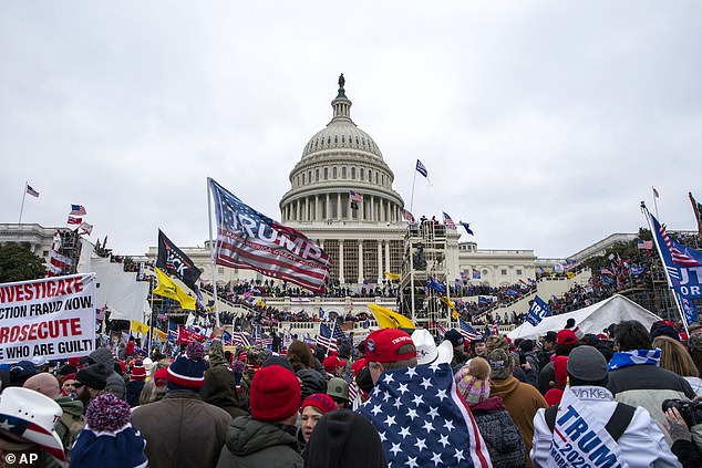 Thousands of Trump supporters marched to the US Capitol building on January 6, 2021, as part of an effort to overturn the election result.