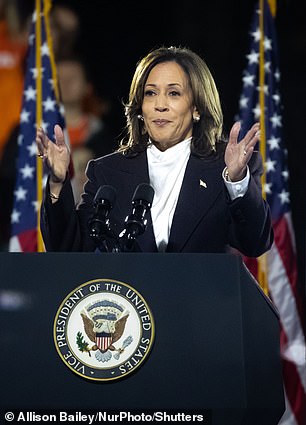 Vice President Kamala Harris delivers her 'final argument' speech in Washington DC, October 29, 2024