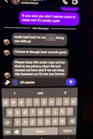 And in a since-deleted post, another X user uploaded a screenshot that was a conversation that supposedly took place between Bryan and a mystery woman.