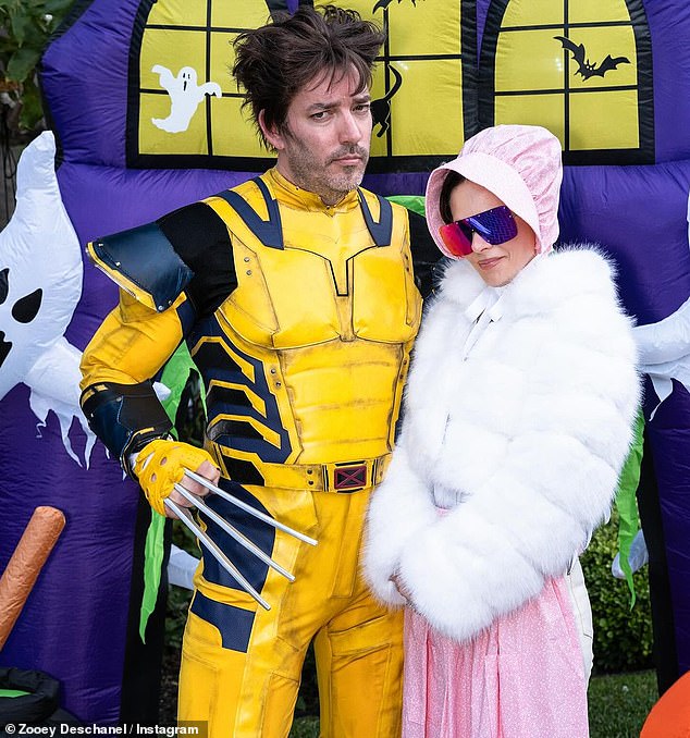 Zooey Deschanel and Jonathan Scott brought their love of Halloween front and center as they showed off their creative costumes on Instagram.