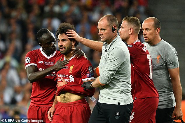 Salah was forced to leave the final and Real Madrid beat Klopp's team.