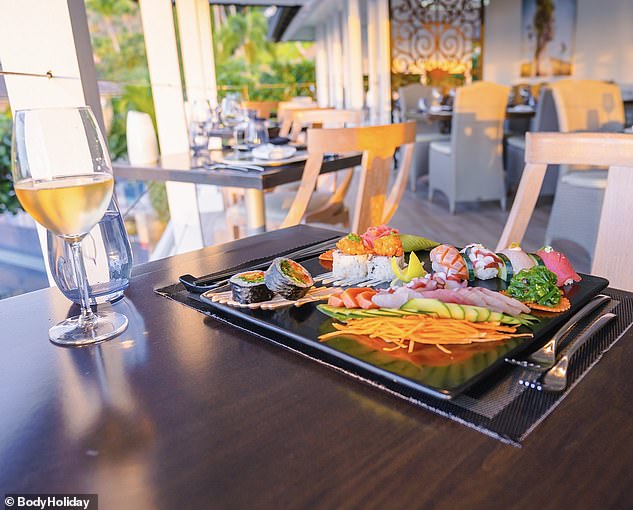 BodyHoliday has several restaurants, including a pan-Asian one called Tao (seen here)