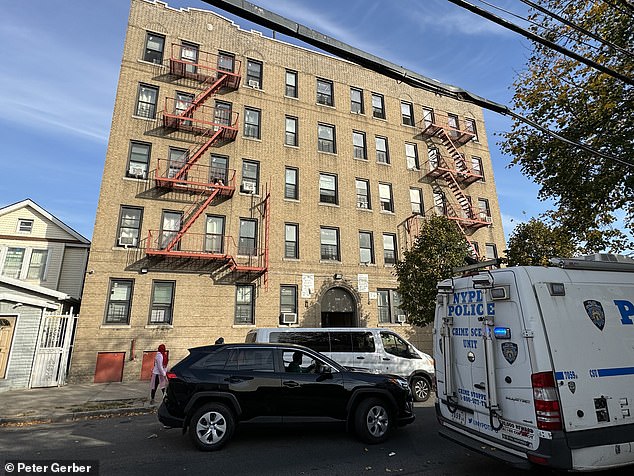 She was discovered by the building superintendent and a contractor who were in the alley to work on waterproofing.