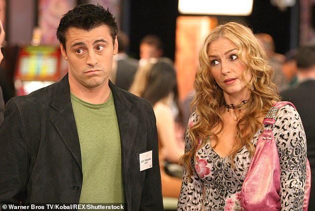 LeBlanc previously attempted to recreate the magic of Friends with the spinoff series Joey, but it was criticized and axed after two seasons (pictured with co-star Drea De Matteo).