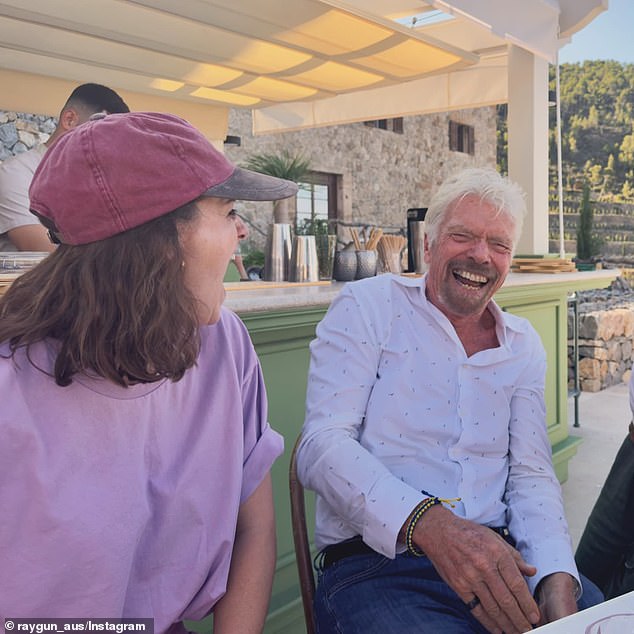 Raygun also talked about the advice Branson (right) and Boy George had given him after the Games.