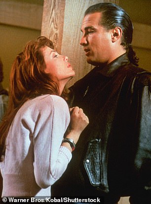 Seagal appeared with Kelly LeBrock, the mother of his son, in the film Executive Decision.