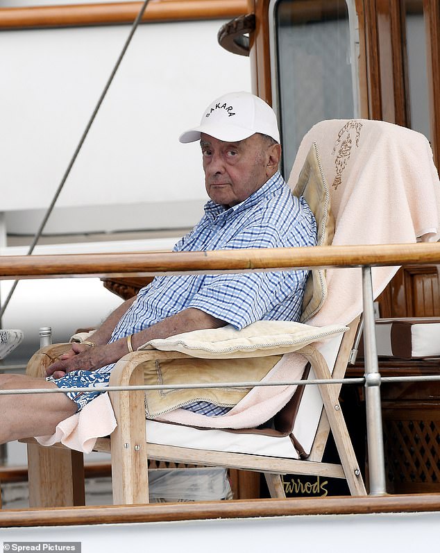 More than 400 alleged victims have contacted the legal team working on a case against Al-Fayed, including six Australians (pictured: the sexual predator on his yacht in 2018).