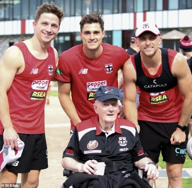 John Beveridge is widely regarded as one of the greatest recruiters in VFL/AFL history (pictured at a training session in St Kilda)