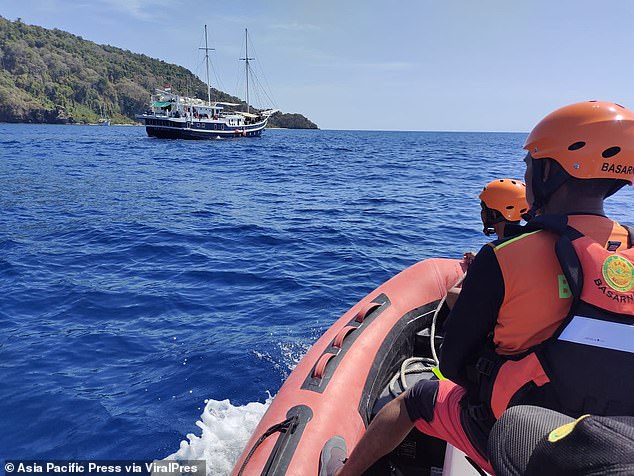 Rescuers searched for Monfore for eight days before finally giving up on October 3 due to dangerous sea conditions and little chance of finding her.